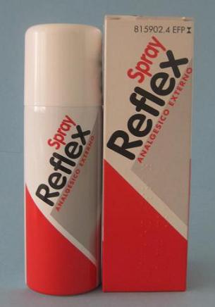 Productos para lesiones: Reflex spray.