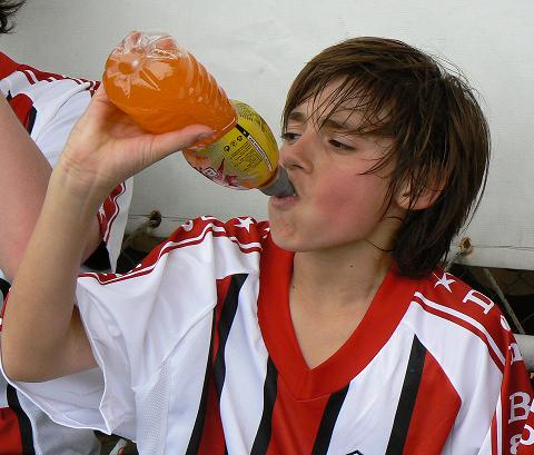 La hidratación del futbolista (2).